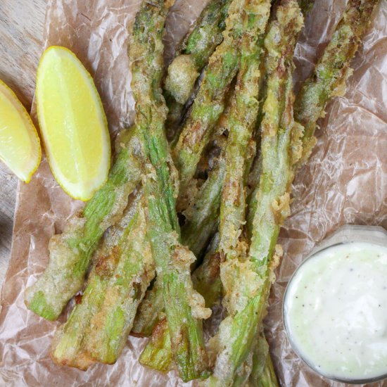 Burgerville Fried Asparagus Copycat