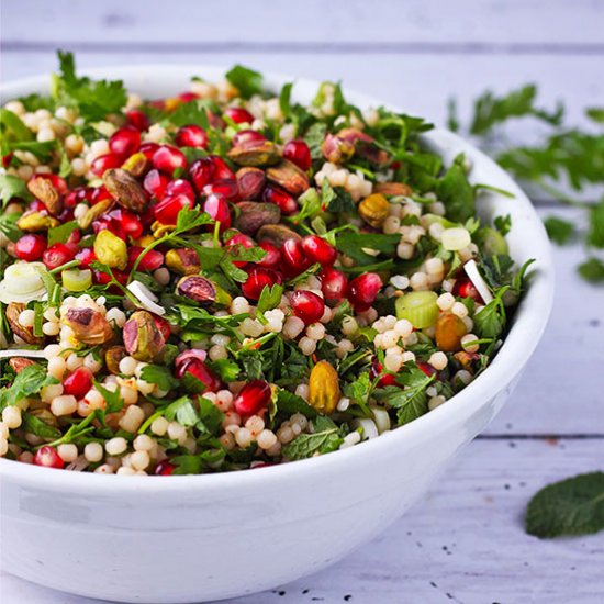 Festive Pomegranate Couscous Salad