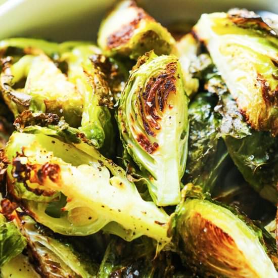 Oven Roasted Brussels Sprouts