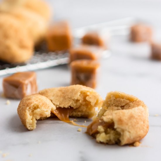 Caramel Filled Snickerdoodles