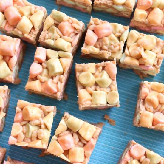 Peanut-Butter Marshmallow Squares