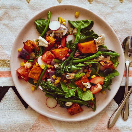 SPICED PUMPKIN, BROCCOLINI