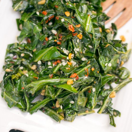 Easy Sauteed Collard Greens