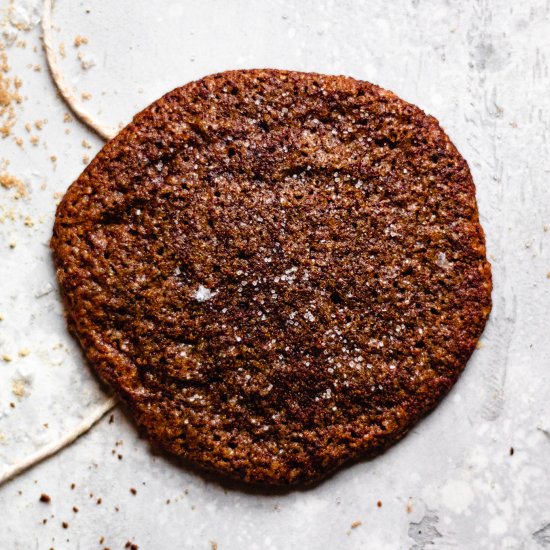 Paleo Ginger Molasses Cookies