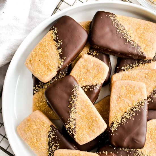 Churro Shortbread Cookies