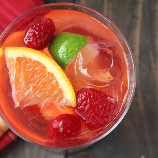 Raspberry Sangria Punch