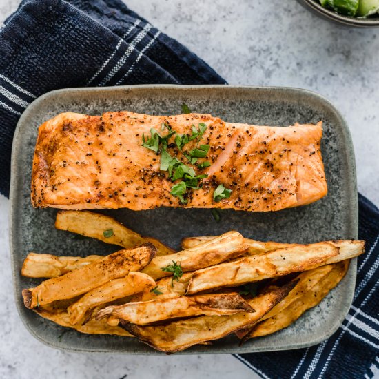 Air Fryer Salmon