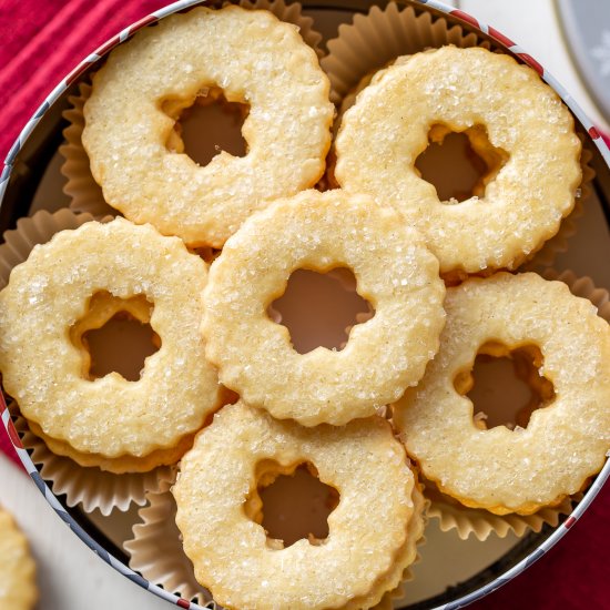 Butter Cookie Wreaths