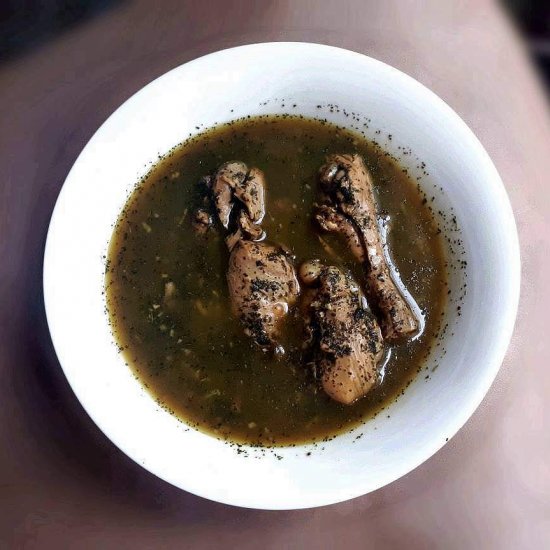 Chicken Molokhia Soup