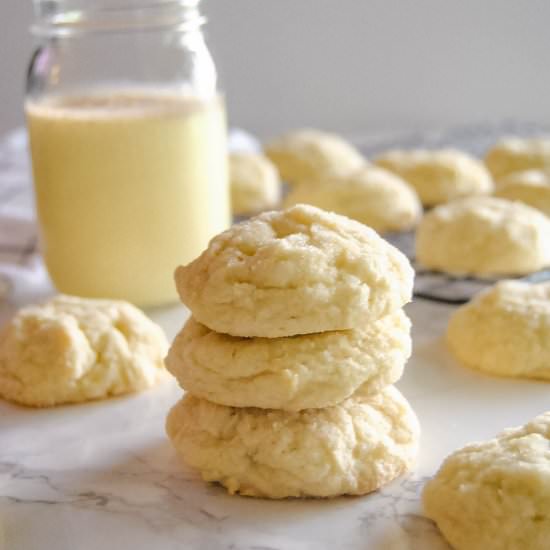 Eggnog Sugar Cookies