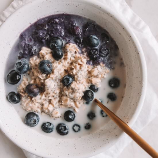 Blueberry Overnight Oats