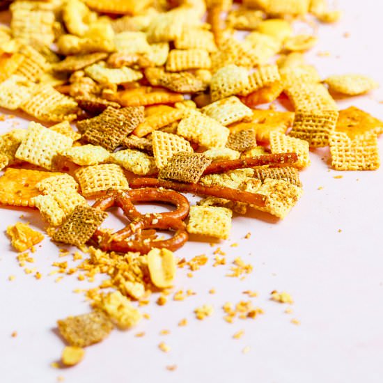 Curry Spiced Party Chex Mix