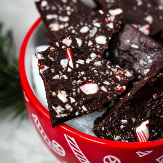 Healthy Peppermint Bark