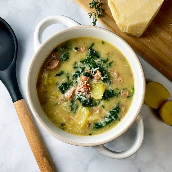 Healthier Olive Garden Zuppa Toscan