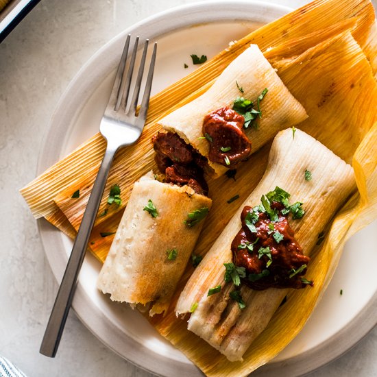 Red Pork Tamales