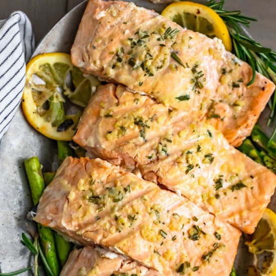 Garlic Butter Salmon!