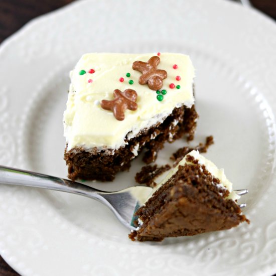 Easy Gingerbread Cookie Bars