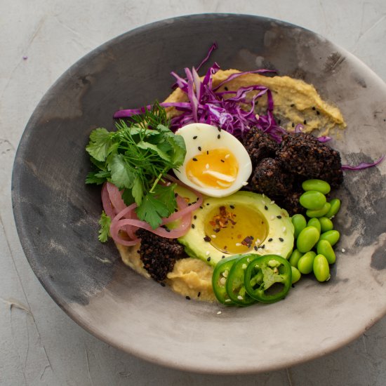 Black Pudding Nourishing Bowl