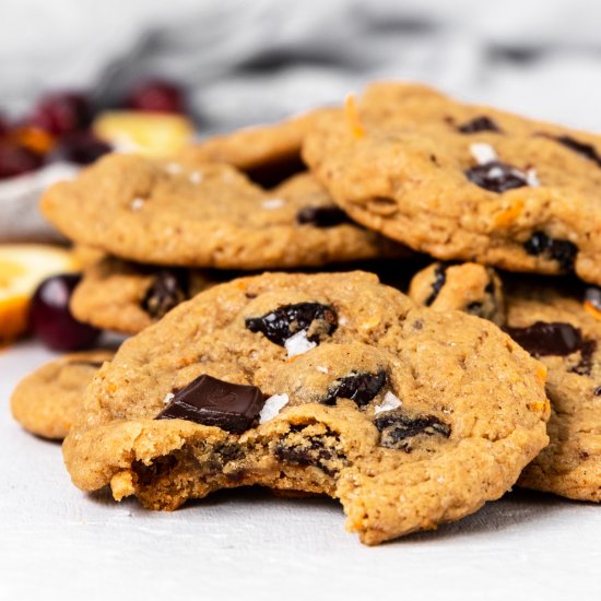 Cranberry Orange Chocolate Cookies