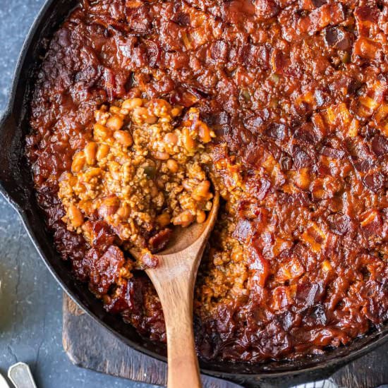 BBQ Baked Beans with Bacon!