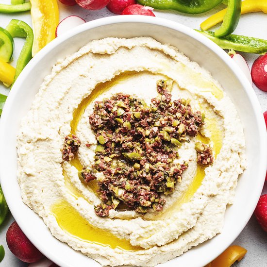 Super Easy Cauliflower Hummus