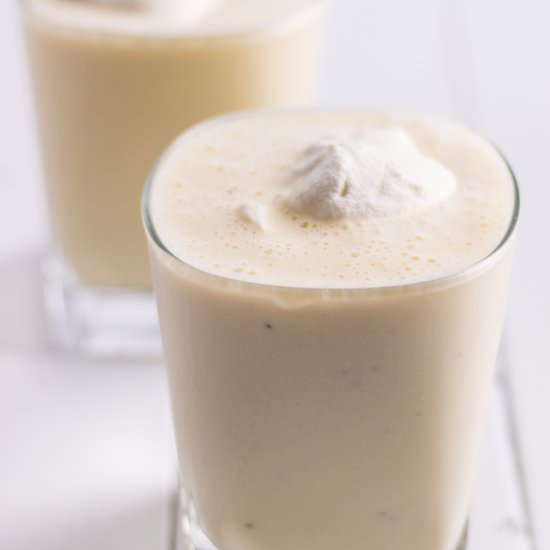 Rum & Eggnog Milkshakes