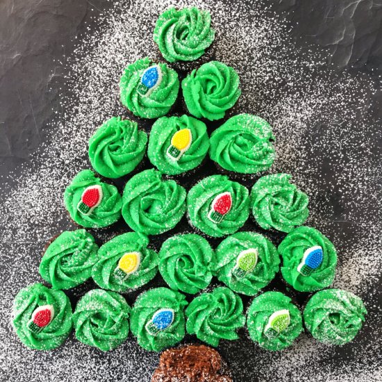 Cupcake Christmas Tree