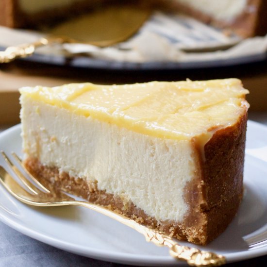 Baked Lemon Cheesecake