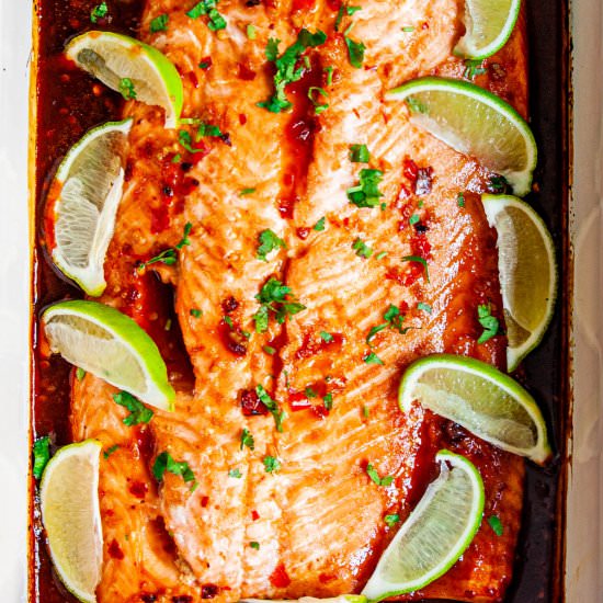 Baked Thai Salmon