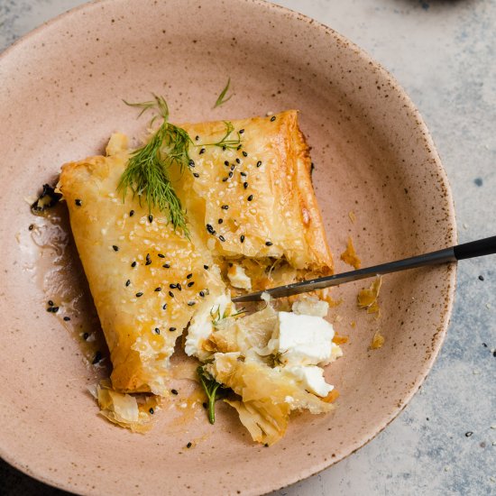 phyllo-wrapped feta