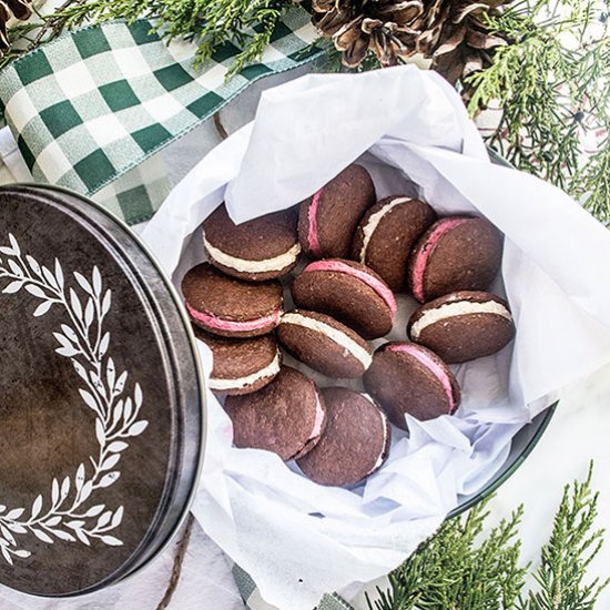 Paleo Peppermint Sandwich Cookies