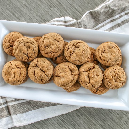 gluten free molasses spice cookies