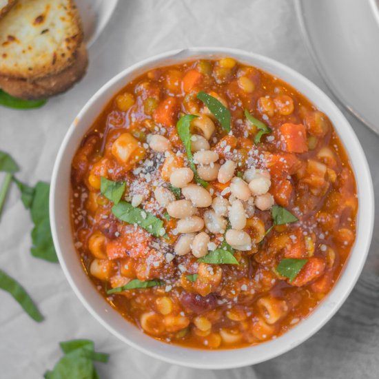 simple minestrone soup