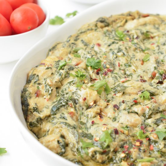 Vegan Spinach Artichoke Dip