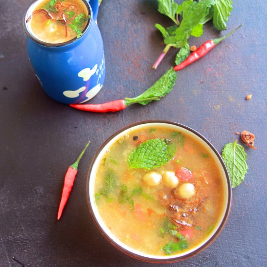 Quinoa Chickpea Soup