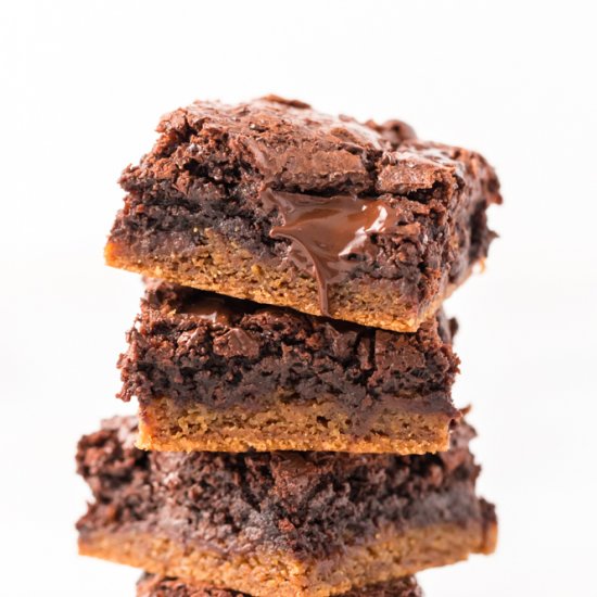 Chocolate chunk cookie brownies