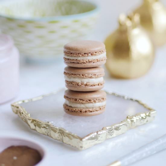 Gingerbread Spice Macarons