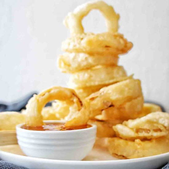 Beer Battered Onion Rings