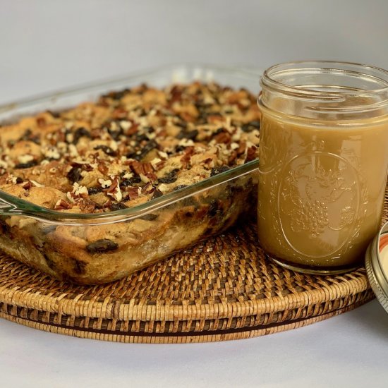 Chocolate Chip Bread Pudding