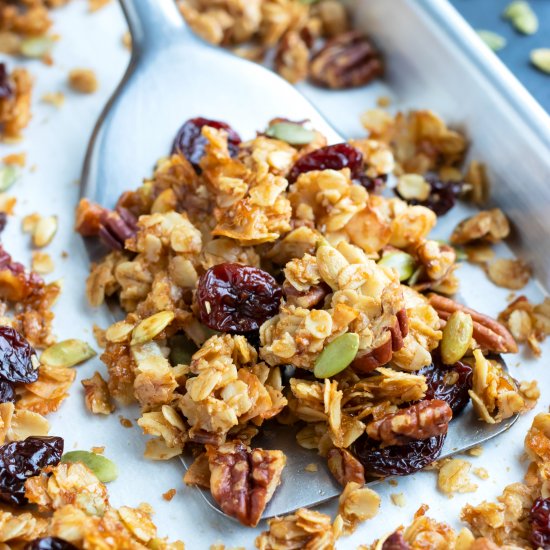 Healthy Homemade Granola