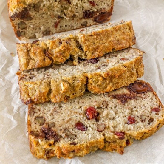 Loaded Banana Bread (Paleo)