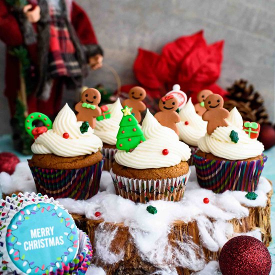 Gingerbread Cupcakes