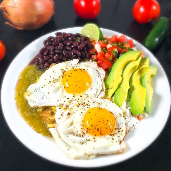 Savory Oatmeal Huevos Rancheros