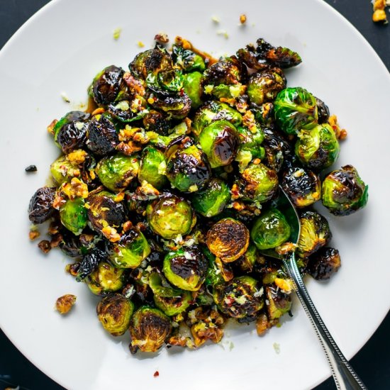 Balsamic Glazed Brussels Sprouts