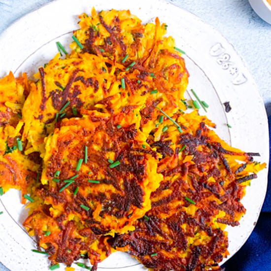 VEGETABLE LATKES (AKA POTATO PANCAKE)