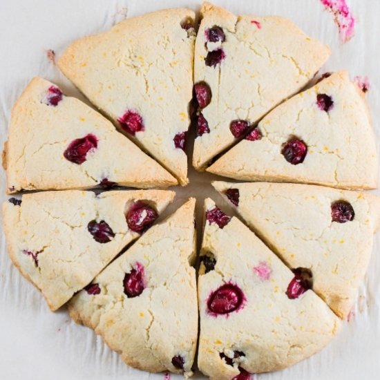 Cranberry Orange Scones