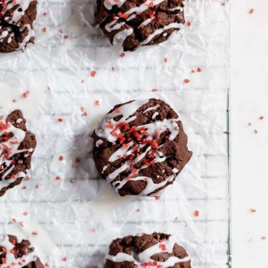 Double Chocolate Peppermint Cookies