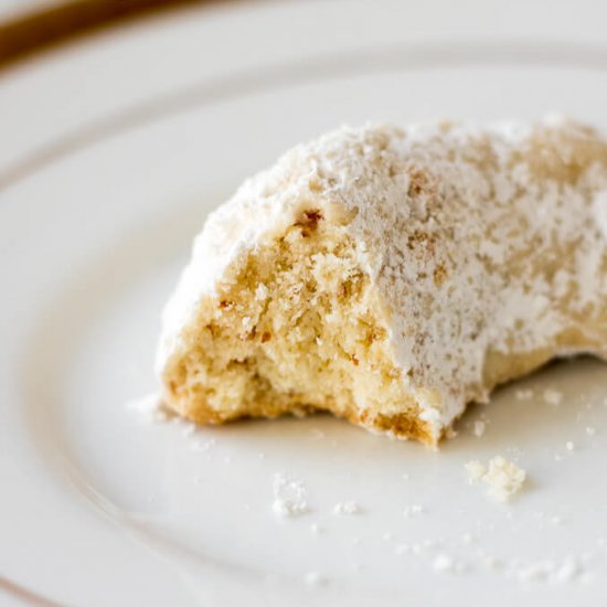 Almond Crescent Cookies