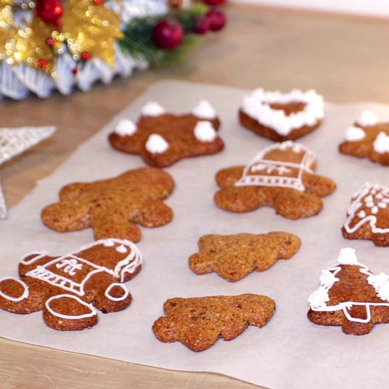 Protein Gingerbread Cookies