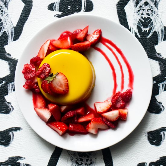 Ackee & Saffron Vegan Panna Cotta